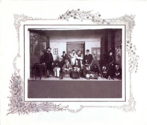 Čitalniška gledališka predstava Divji lovec, 1905 (Franc Aparnik)