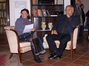 Pogovor z g. Rafaelom Samcem je odlično vodila ga. Veronika Mesner