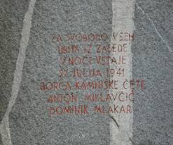 Napis na spomeniku