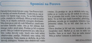 Spomini na Perovo, Veronika 2011