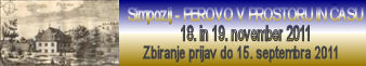 Perovo - v prostoru in času