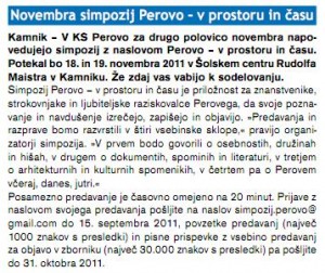 Kamniške novice, avgust 2011