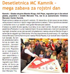 Kamniške novice, december 2011